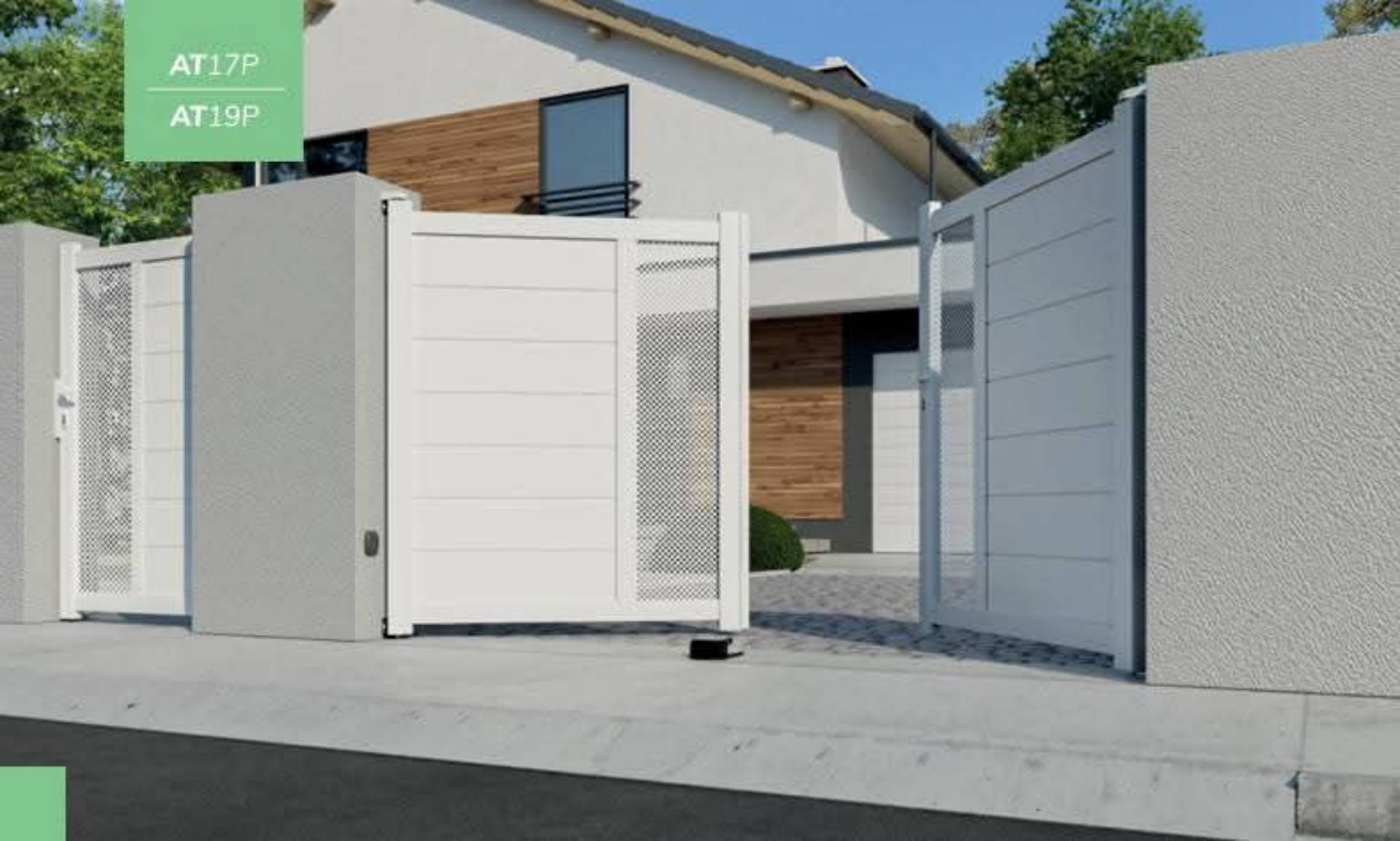 Vente de portail aluminium à Bayeux