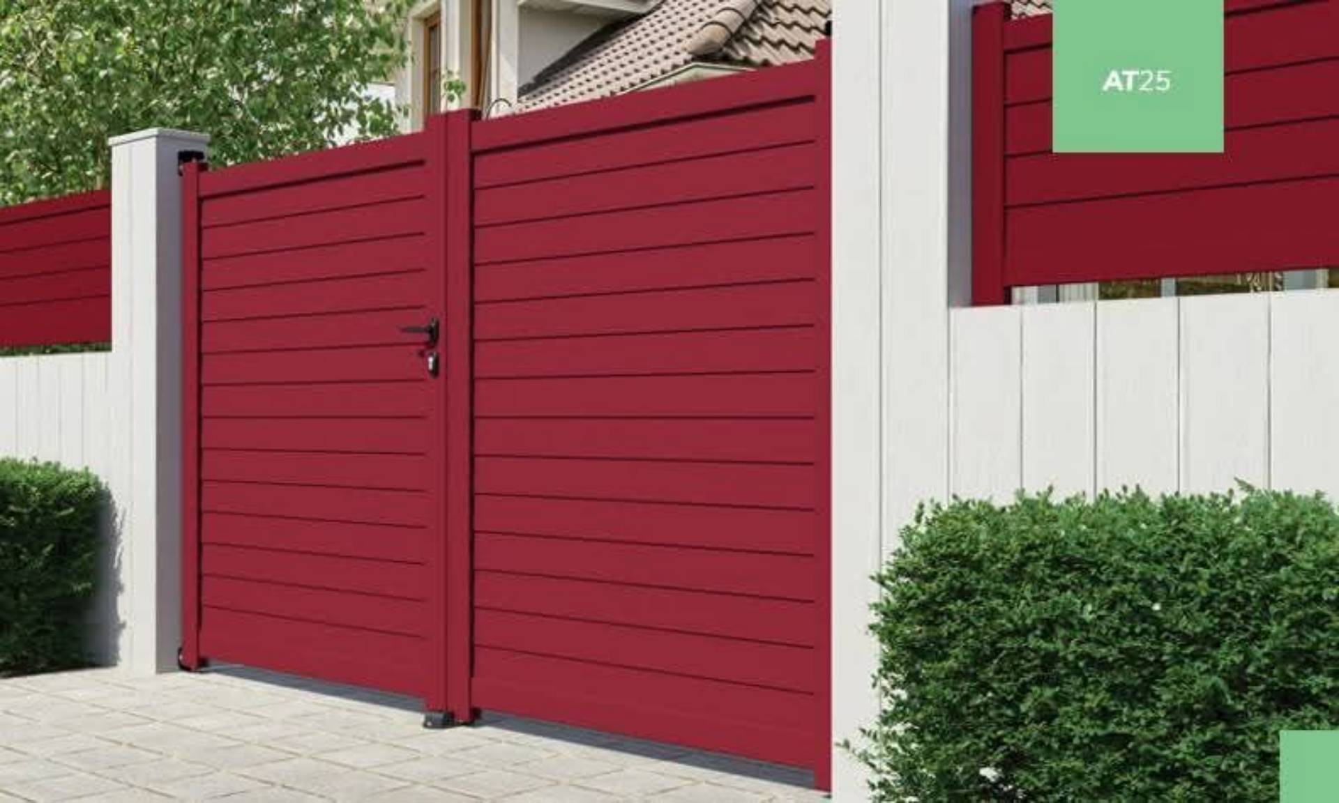 Vente de portail aluminium sur mesure à Caen