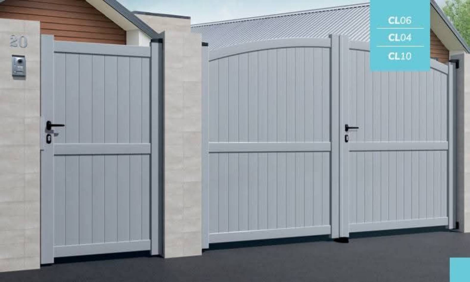 Vente de portails aluminium sur mesure à Honfleur