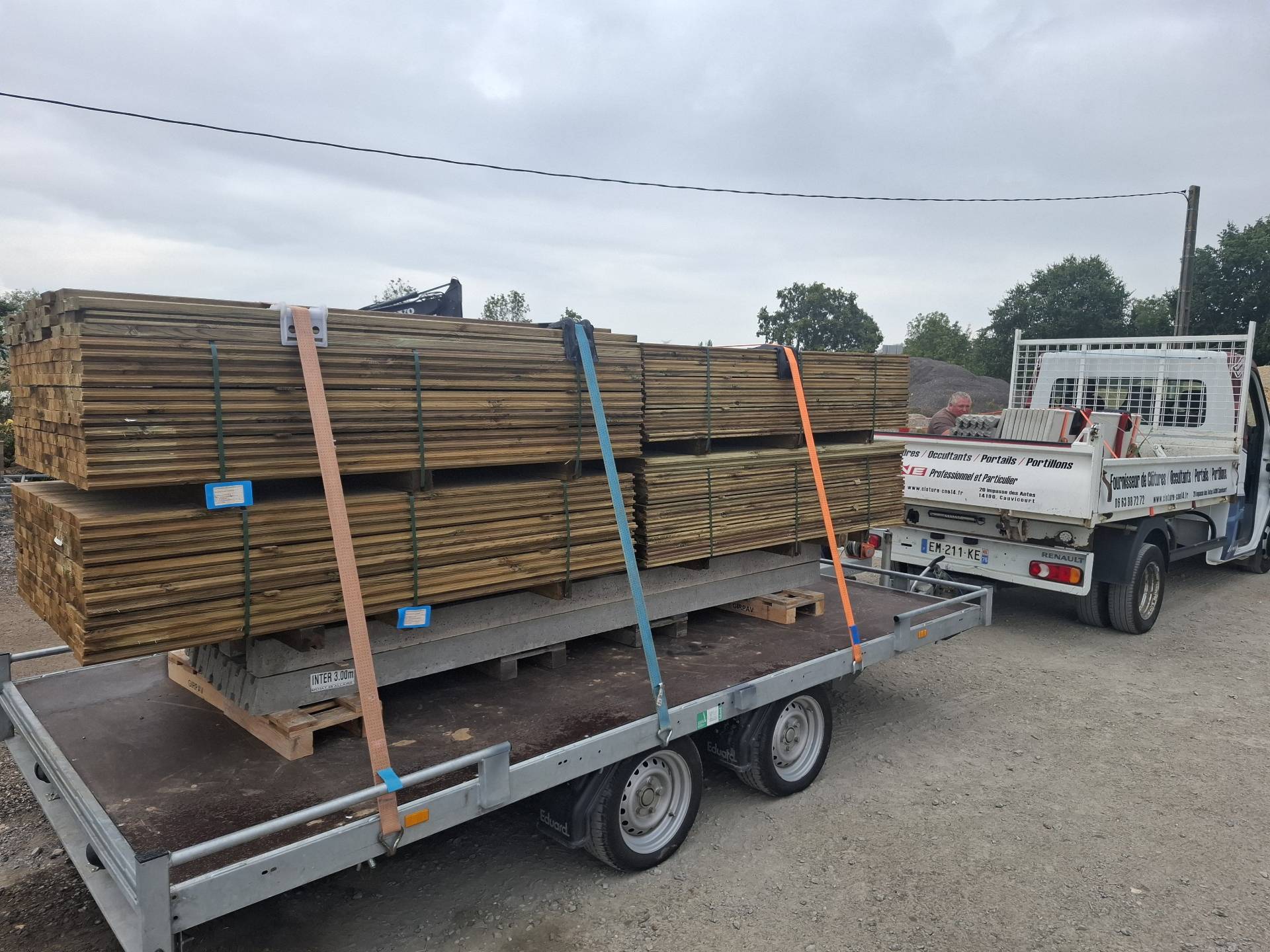 Vente de lames bois traitées à Mouen