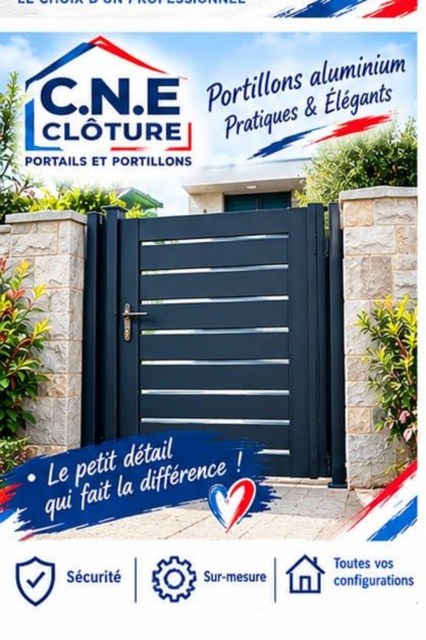 Fournisseur de portillons aluminium à Honfleur